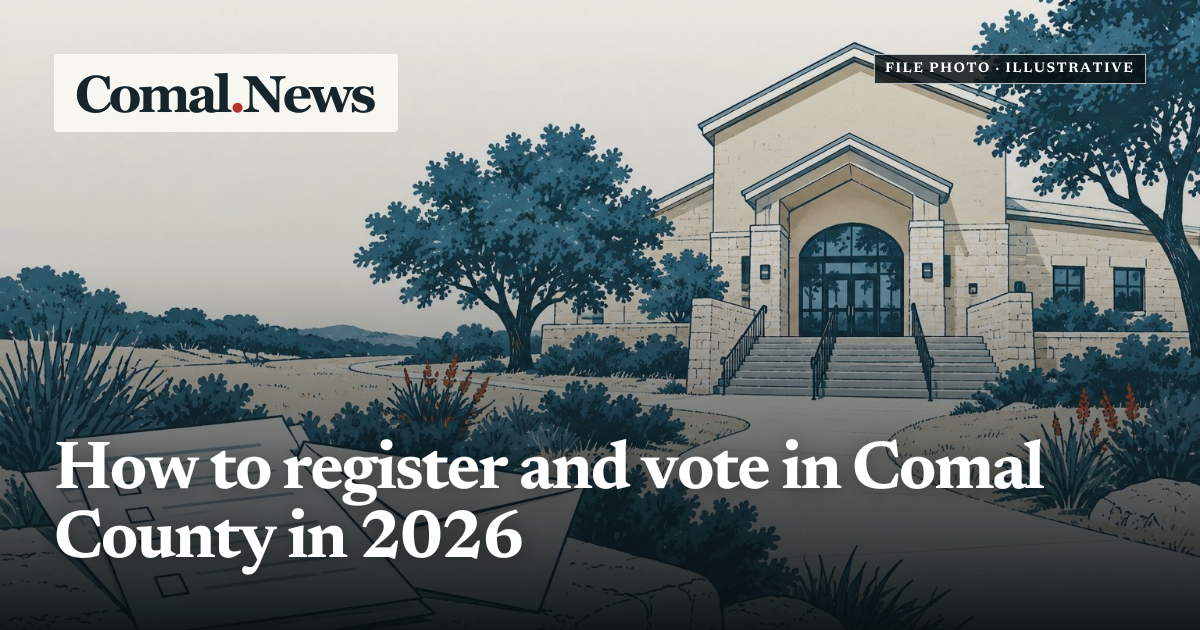 Comal County sample ballot, early voting locations 2026 | Comal.News